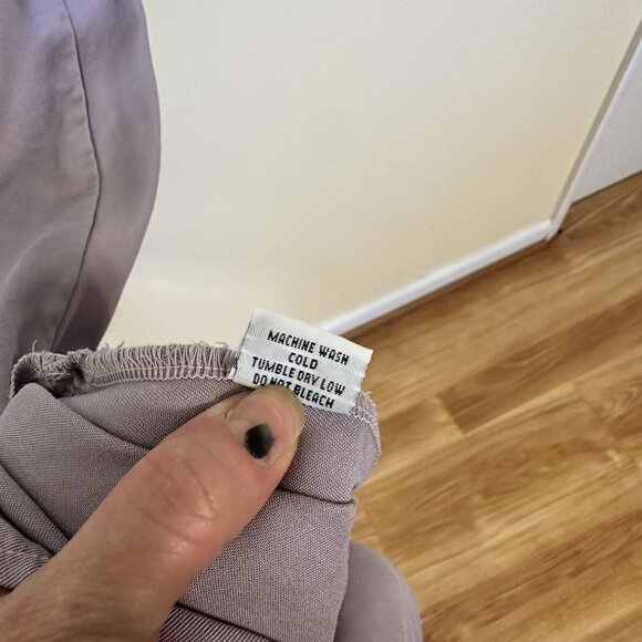 Bryn Walker Lavender Sleeveless Maxi Dress 100% Tencel USA Womens Medium Shift - Picture 9 of 9